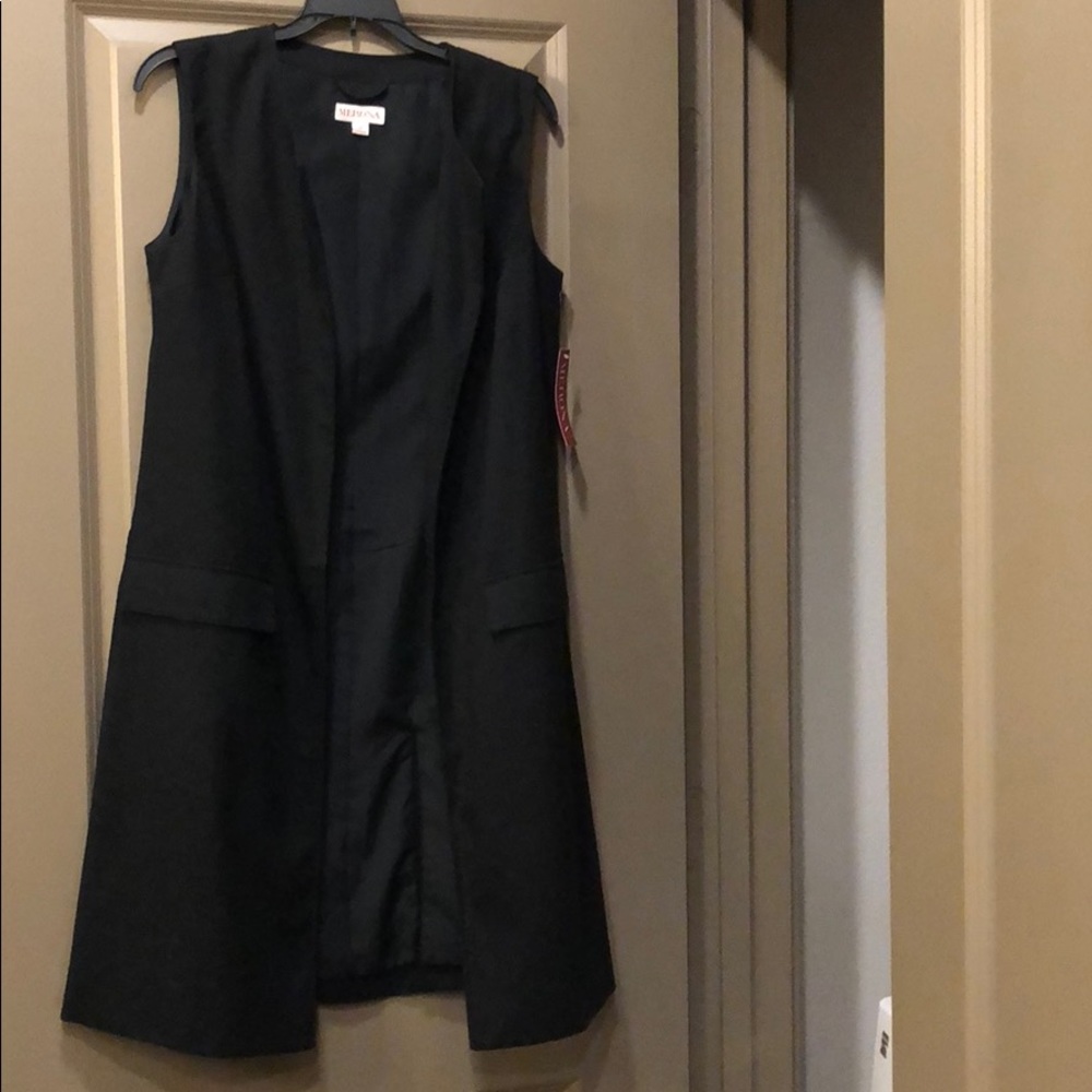Black Blazer Style Duster